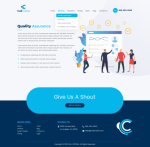 Design Wordpress par Sbss pour Call Criteria | Design : #23035241