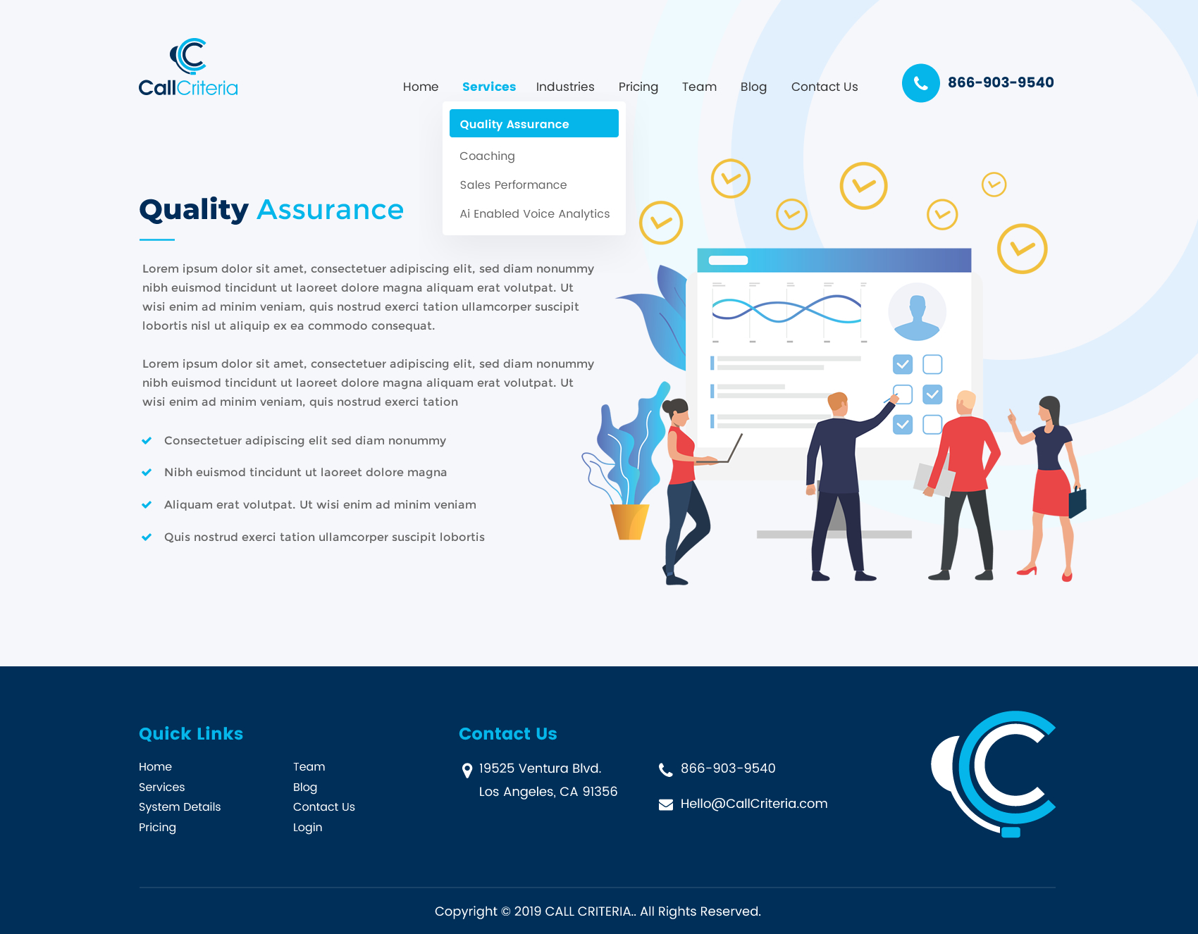 Design Wordpress par Sbss pour Call Criteria | Design #23041547