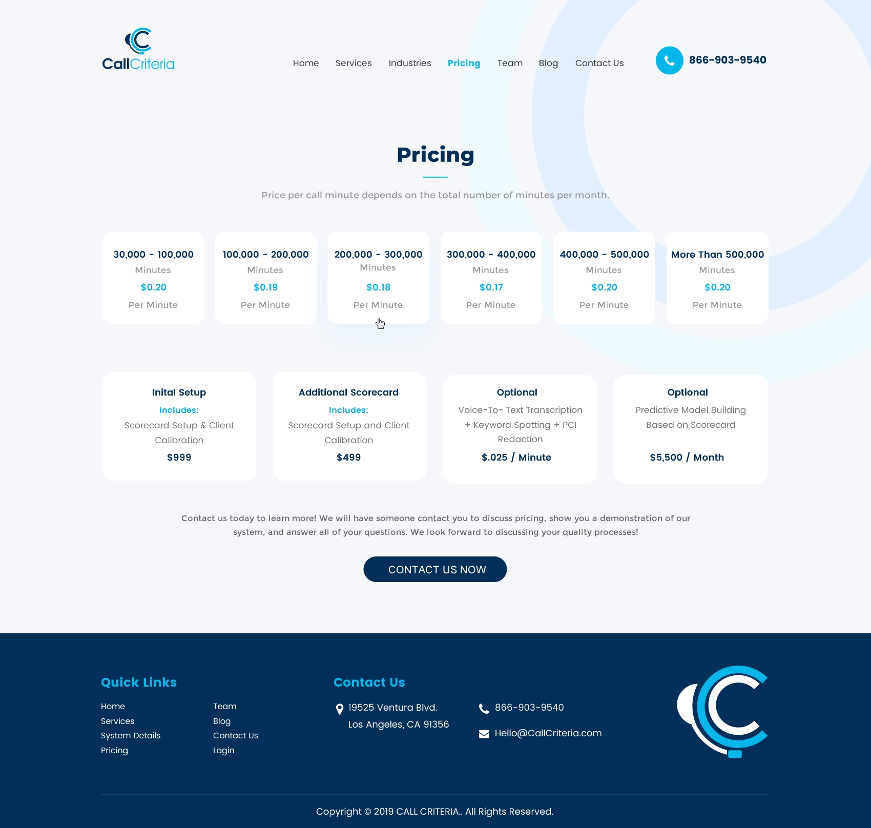Wordpress Design by Sbss for Call Criteria | Design #23041548
