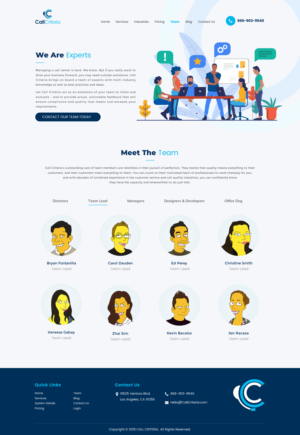 Design Wordpress par Sbss pour Call Criteria | Design : #23041549