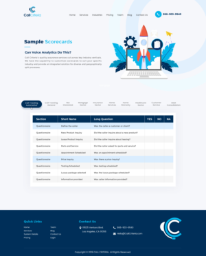 Design Wordpress par Sbss pour Call Criteria | Design : #23239129