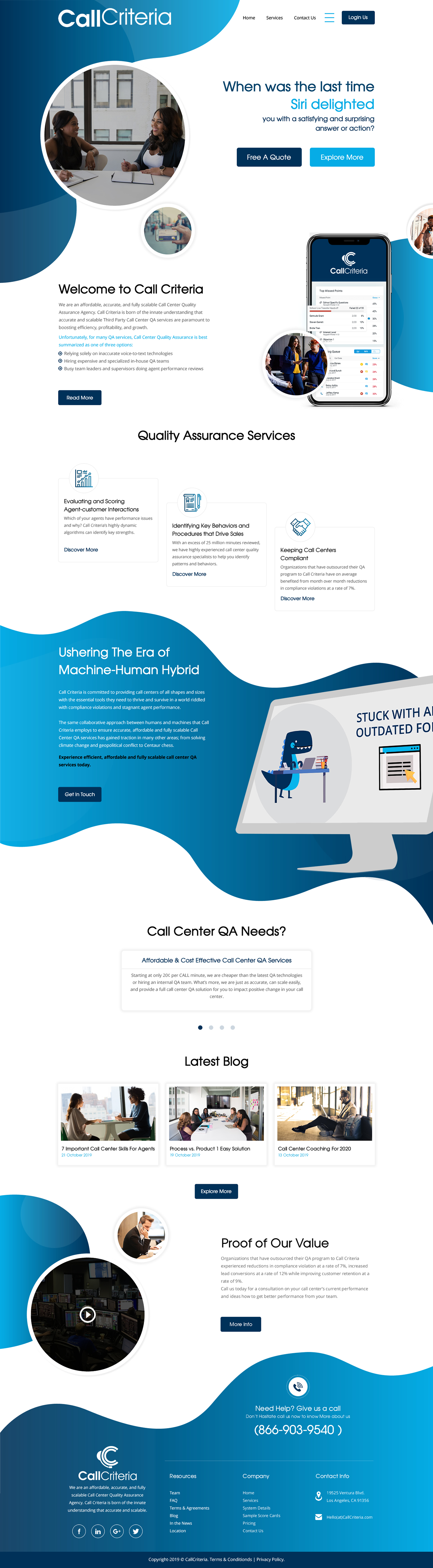 Wordpress Design by rightway for Call Criteria | Design #22880803