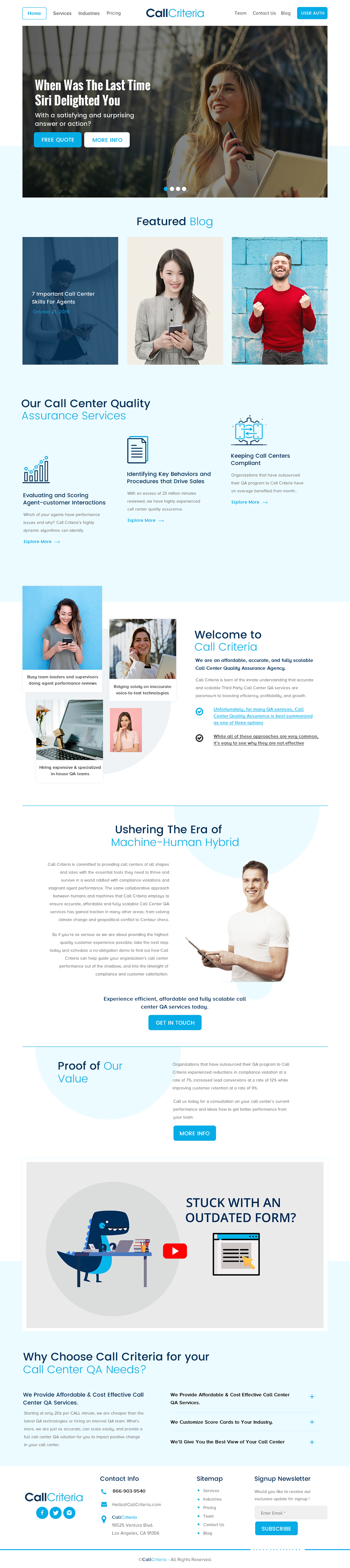 Diseño Wordpress por rightway para Call Criteria | Diseño #22880808