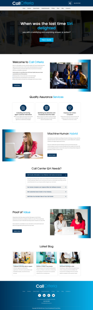 Design Wordpress par rightway pour Call Criteria | Design : #22880815