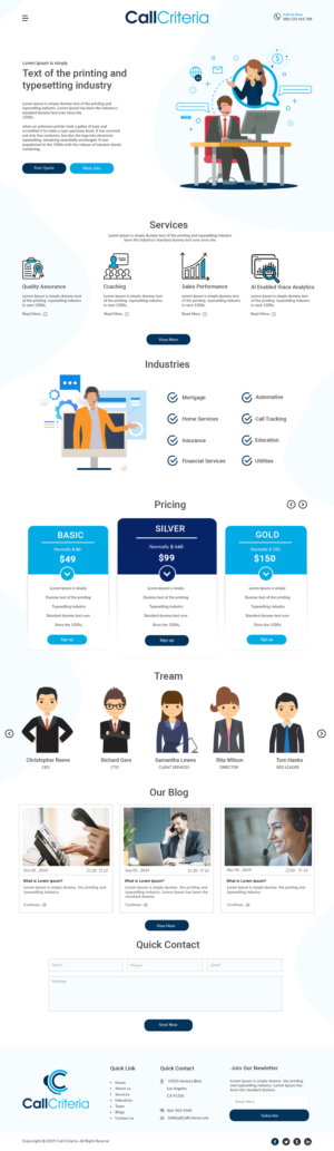 Quality Monitoring Company Needs a New Site | WordPress-Design von bdesigner9