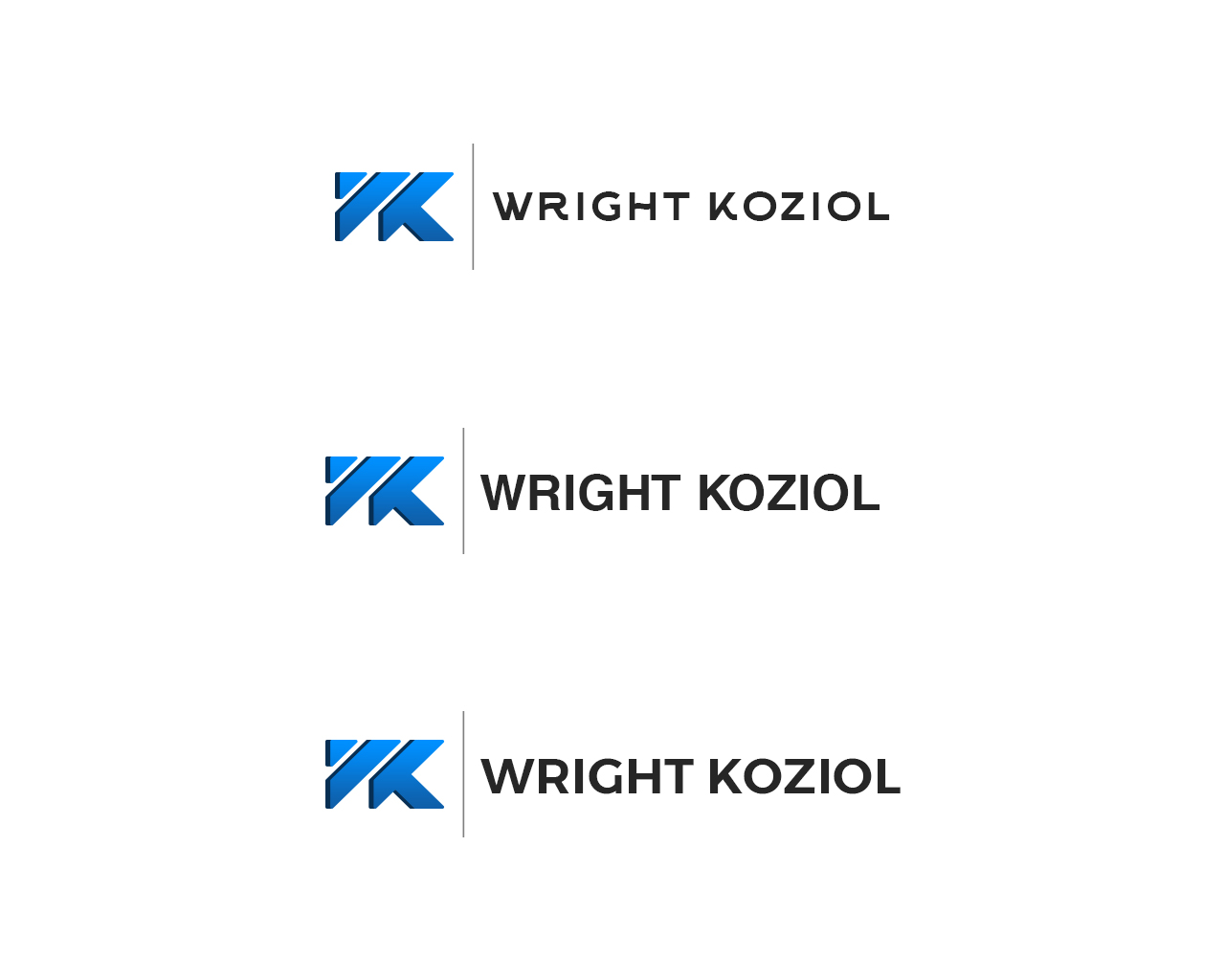 Logo Design by JohnM. for Wright Koziol | Design #22891167