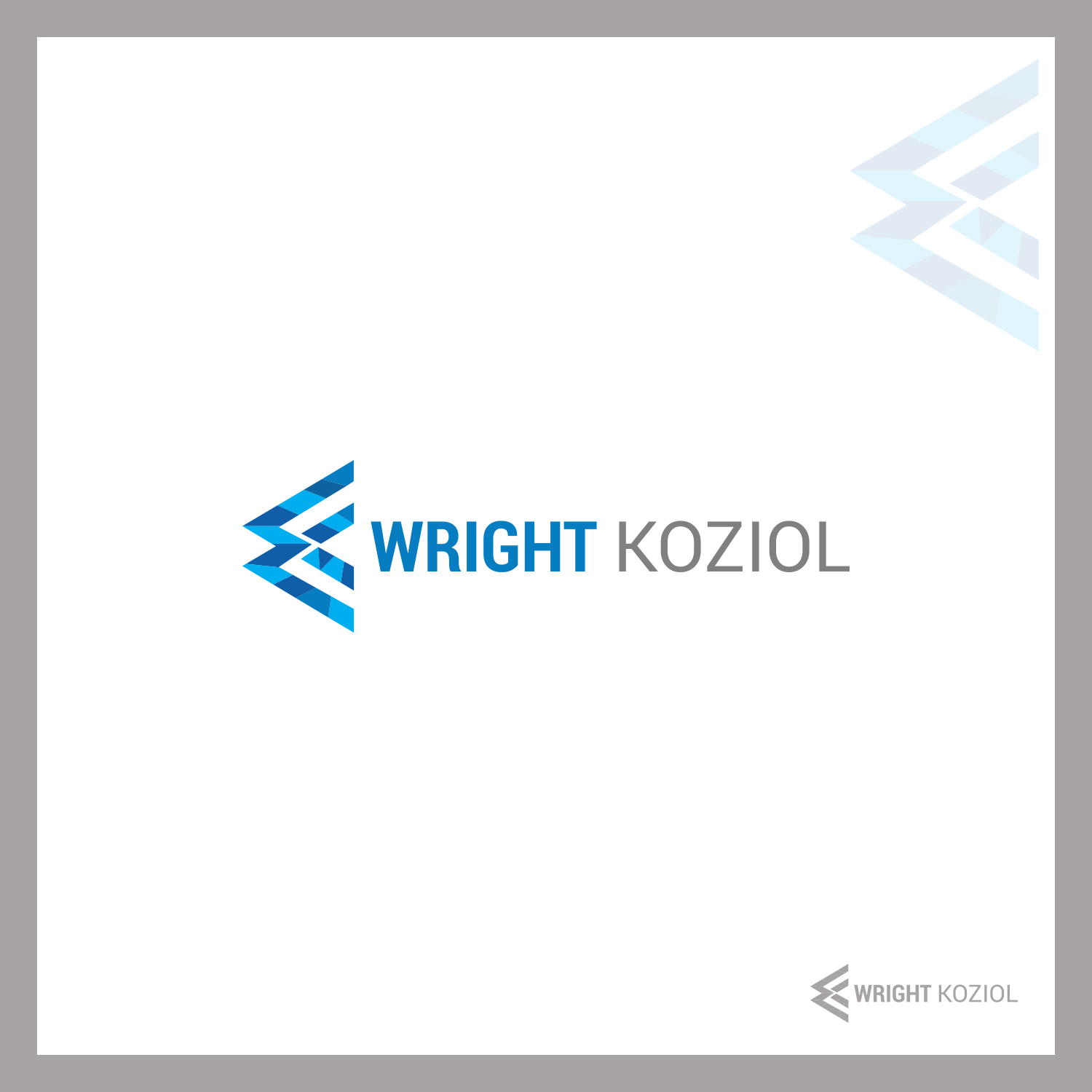 Logo Design by Maxo-Biz for Wright Koziol | Design #22869638