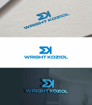 Logo Design by saher khan 2 for Wright Koziol | Design: #22865787