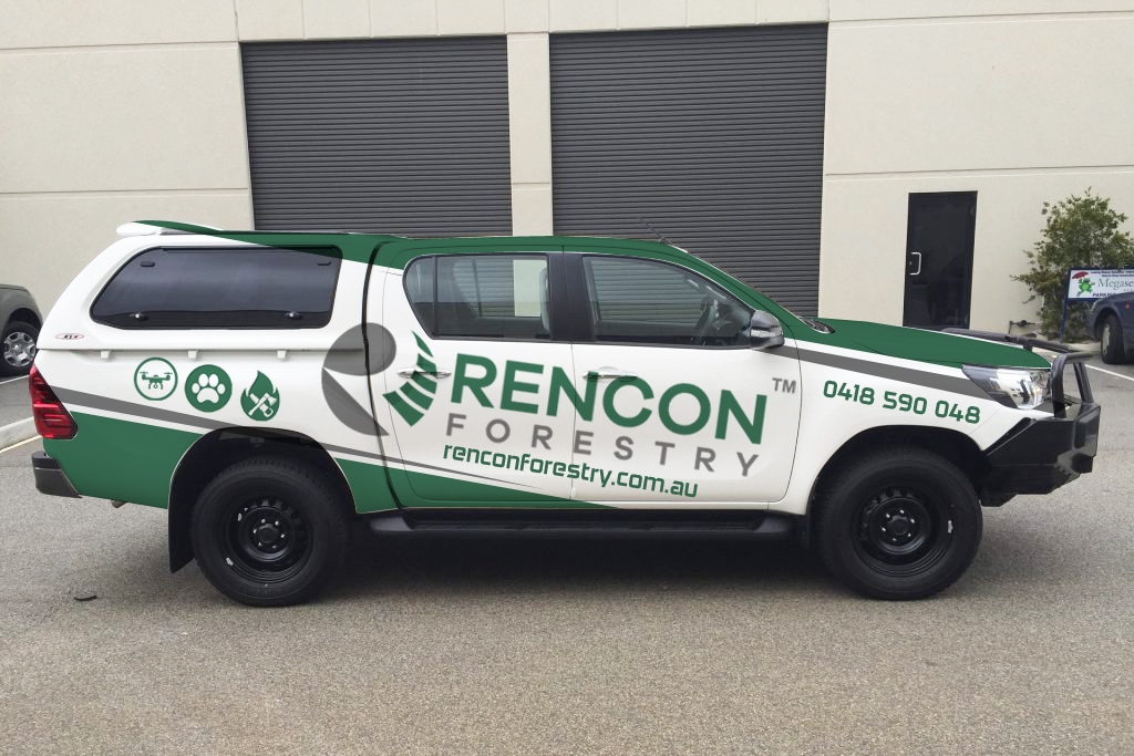 Car Wrap Design by LAXMI DESIGNHUB for Rencon Forestry Pty Ltd | Design #22938559