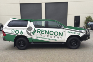 Car Wrap Design by Pictorial for Rencon Forestry Pty Ltd | Design #22938559