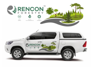 Car Wrap Design by SD WEBCREATION for Rencon Forestry Pty Ltd | Design #22913886