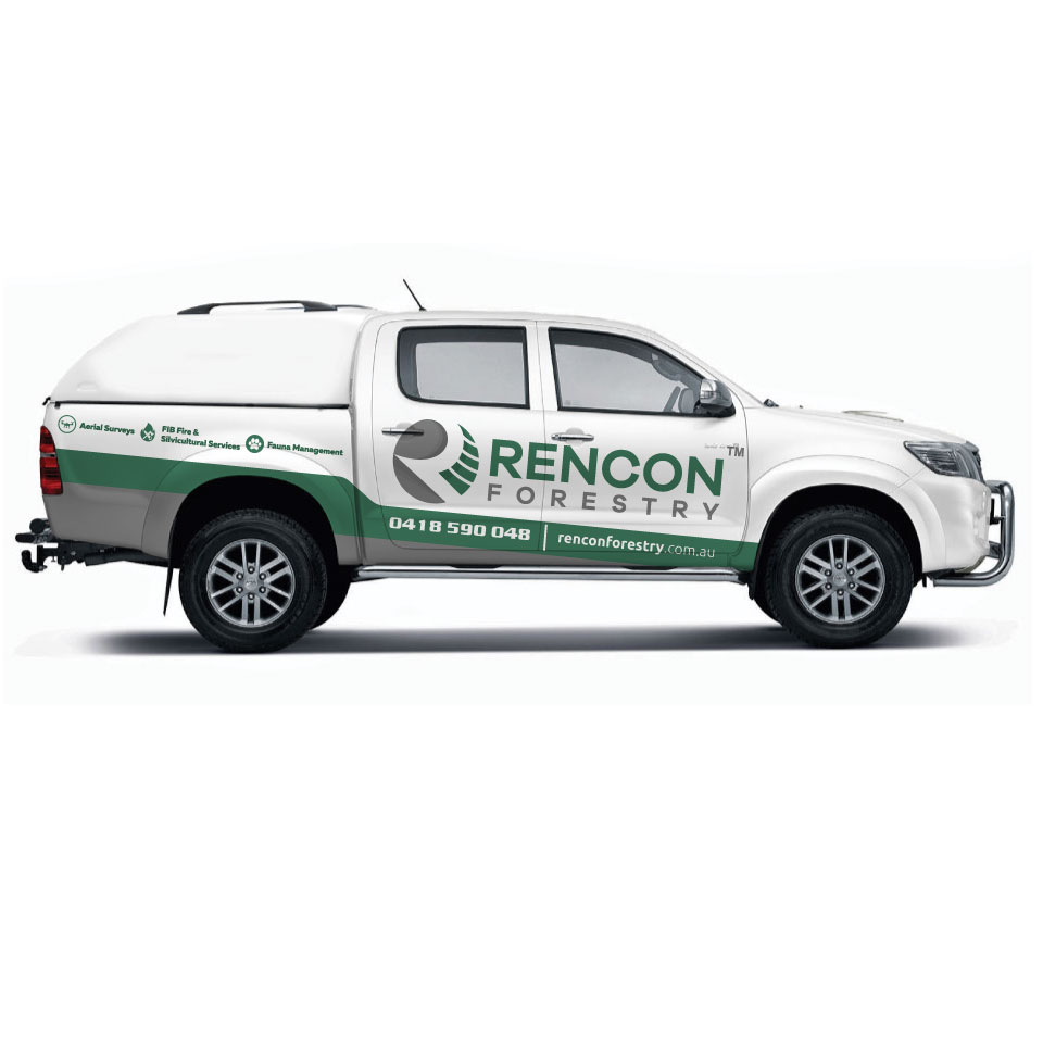 Design de Covering de Véhicule par Yoga Tri pour Rencon Forestry Pty Ltd | Design #22921965