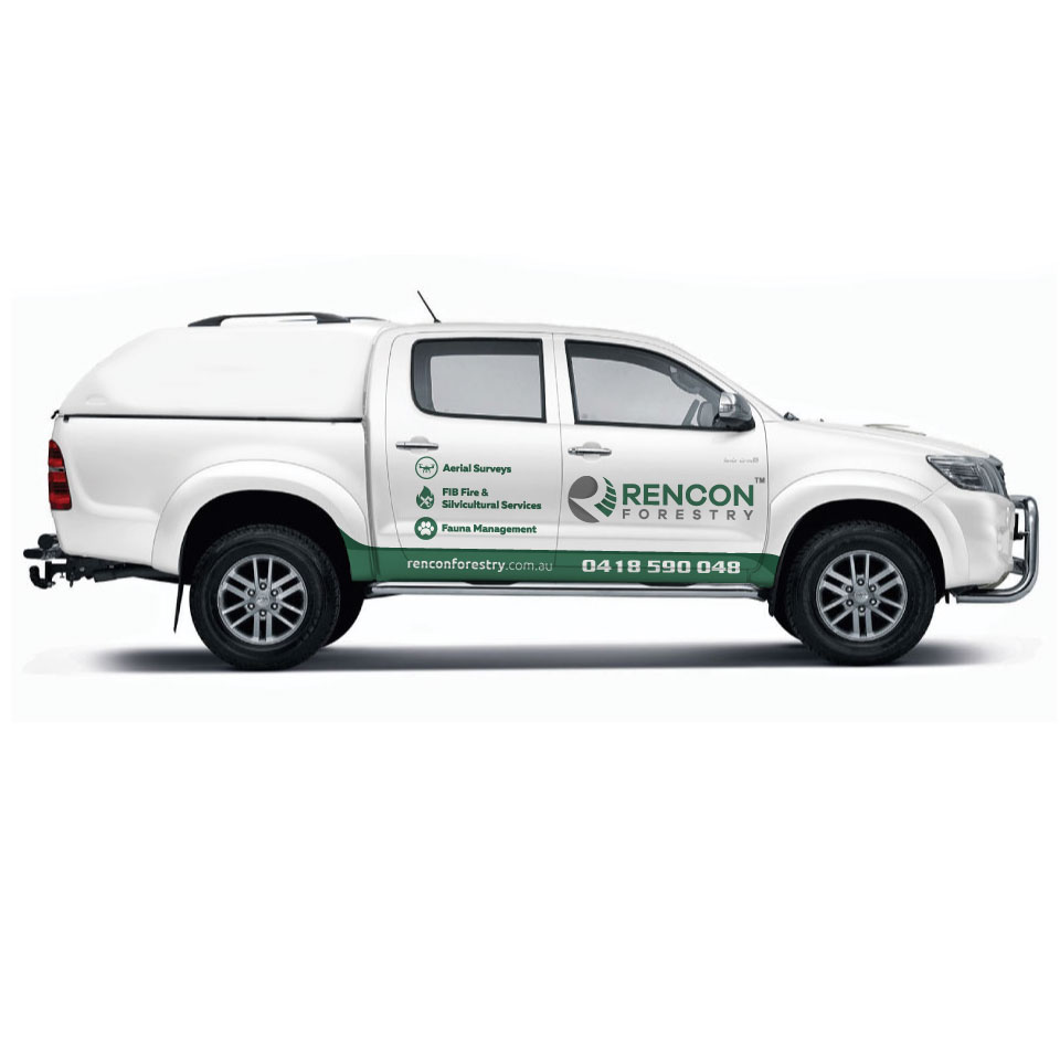 Diseño de Rotulación de Vehículo por Yoga Tri para Rencon Forestry Pty Ltd | Diseño #22922014