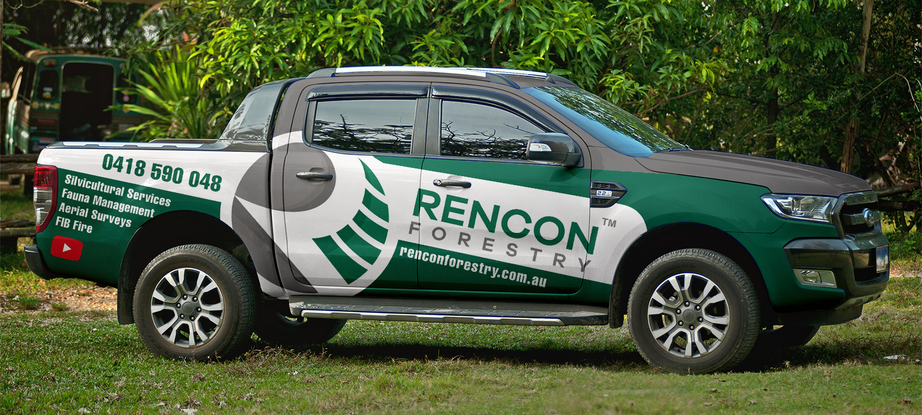 Diseño de Rotulación de Vehículo por haru_ichiban para Rencon Forestry Pty Ltd | Diseño #22909303
