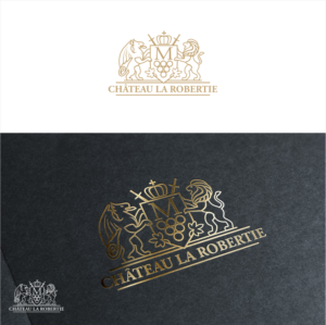 CHÂTEAU LA ROBERTIE | Logo Design by kolevvp