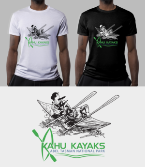 Fresh Funky New Zealand kayak company T shirt | T-Shirt-Design von Navisol Creatives
