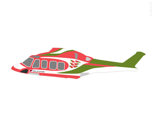Helicopter company news a new design for a new type of helicopters | Graphic Design by conrad design