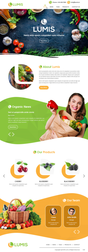 Wordpress Design by pb for this project | Design #22872364
