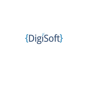 Letters DS as alias of the company name DigiSoft | Logo Design by DesignDUO
