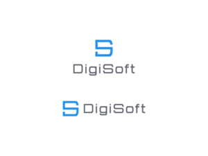 Letters DS as alias of the company name DigiSoft | Logo Design by happybrain design