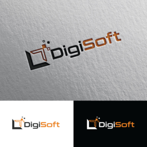 Letters DS as alias of the company name DigiSoft | Logo Design by Rii