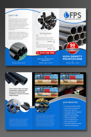 Flyer-Design von ecorokerz für Florida Piping Solutions, LLC | Design: #22884811