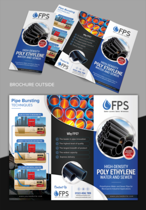Pipe Bursting Company Brochure | Design de Flyer par SAI DESIGNS