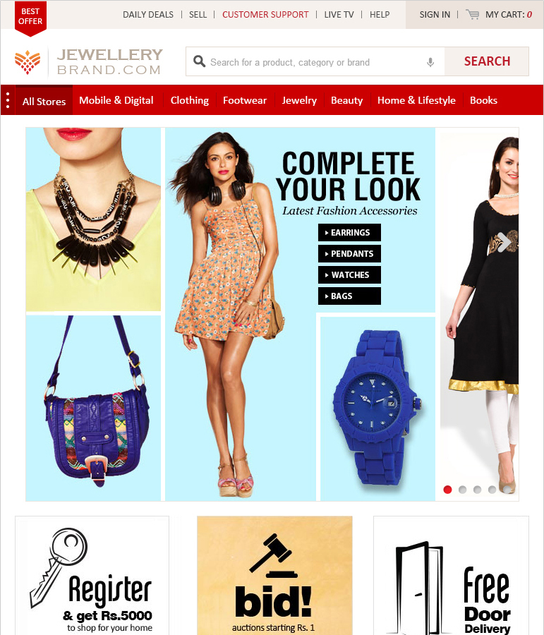 Web Design by dhaval170 for this project | Design #2989913