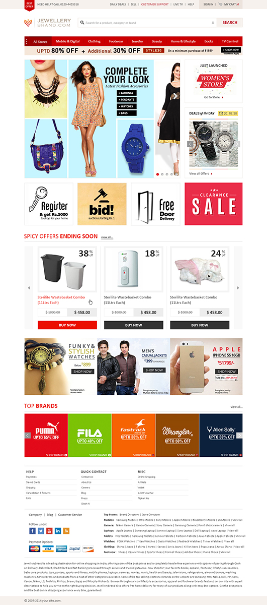 Web Design by dhaval170 for this project | Design #2989943