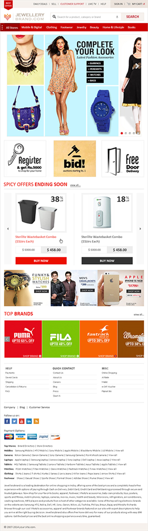 Web Design by dhaval170 for this project | Design: #2989951
