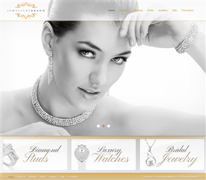 Responsive Homepage for UK Jewellery Multi-Channel Brand | Diseño Web por ChicD