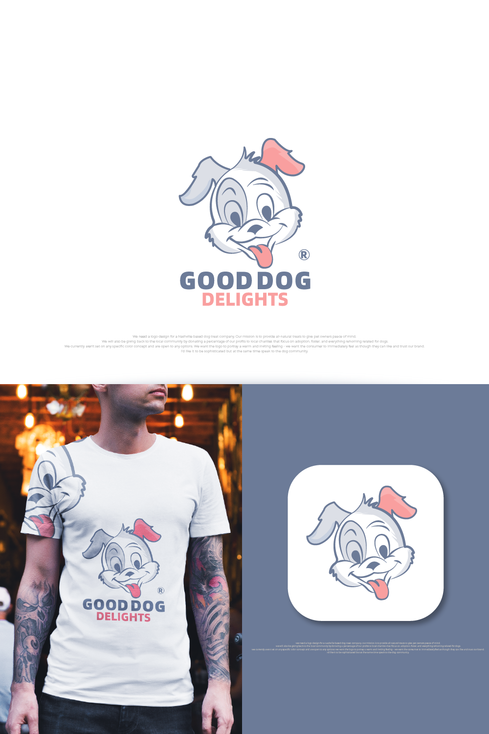 Logo-Design von Abdelrahman Ali für Good Dog Delights | Design #22888779