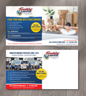 Truckin Movers Pre-Mover Postcard | Postcard Design by alex989
