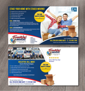 Diseño de Postal por alex989 para Truckin' Movers | Diseño: #23038199