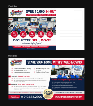 Truckin Movers Pre-Mover Postcard | Postcard Design by SAI DESIGNS