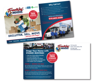 Truckin Movers Pre-Mover Postcard | Postcard Design by TracyInspires