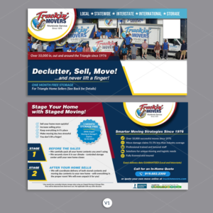 Truckin Movers Pre-Mover Postcard | Postcard Design by DA.