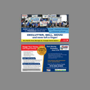 Postcard Design by wolfwud for Truckin' Movers | Design #22887458