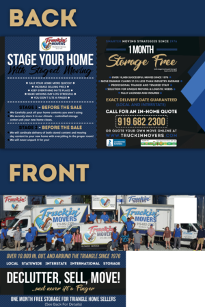 Postcard Design by HeshanKavinda for Truckin' Movers | Design: #22895350