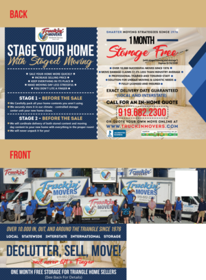 Truckin Movers Pre-Mover Postcard | Postcard Design by HeshanKavinda