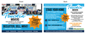 Postcard Design by DenbeckDesigns for Truckin' Movers | Design #22876661