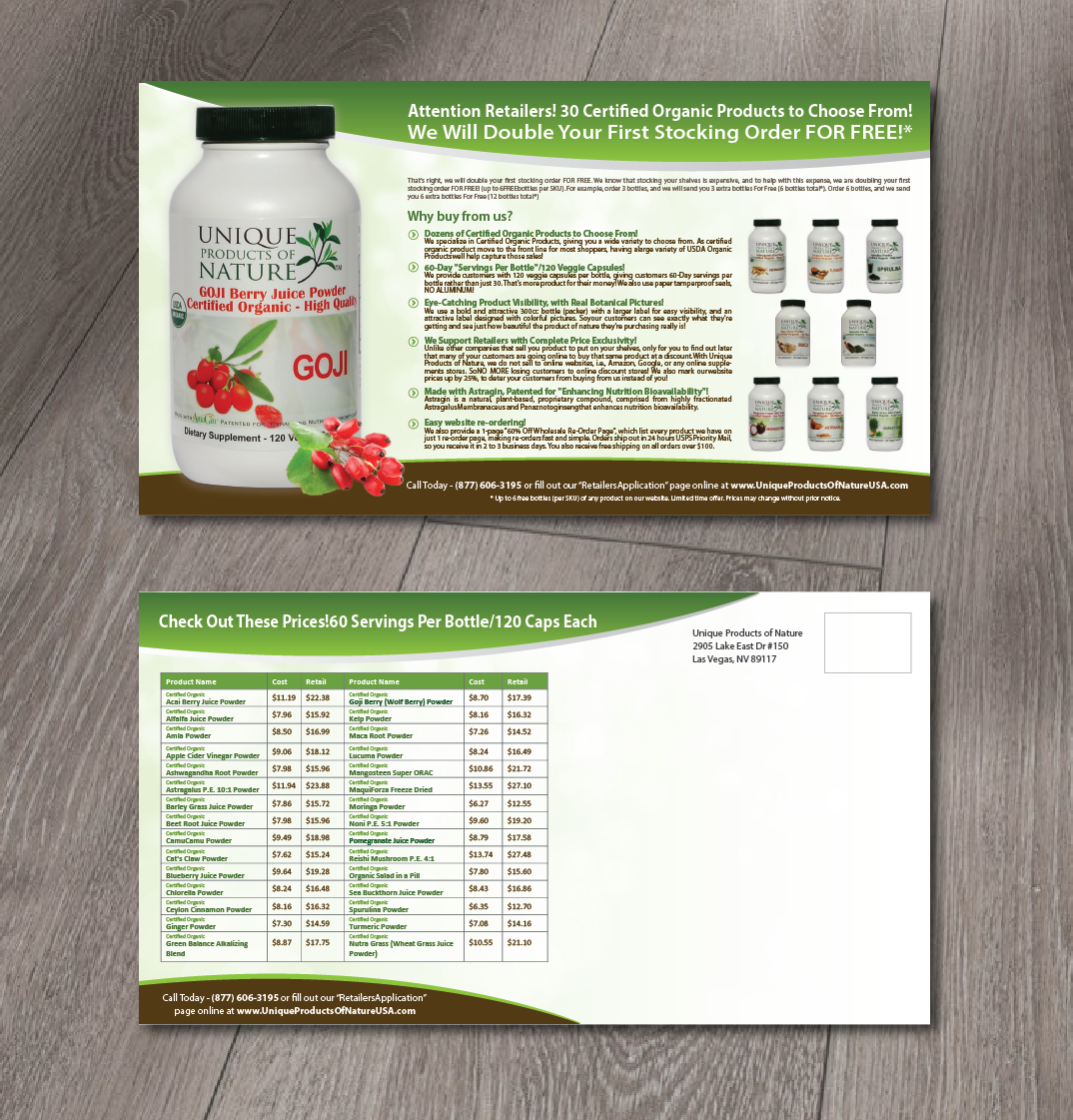 Postcard Design by alex989 for UPON INC | Design #22879257
