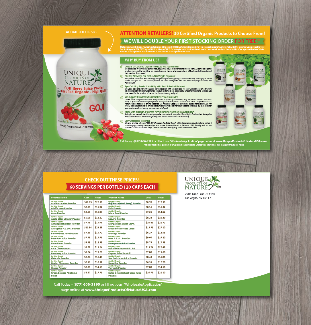 Postcard Design by alex989 for UPON INC | Design #23007497