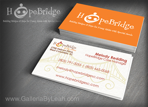 HopeBridge Business Card Design | Visitenkarten-Design von galleria.by.leah