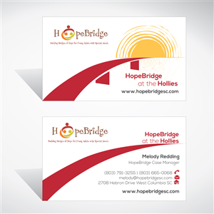 HopeBridge Business Card Design | Visitenkarten-Design von tuan1968