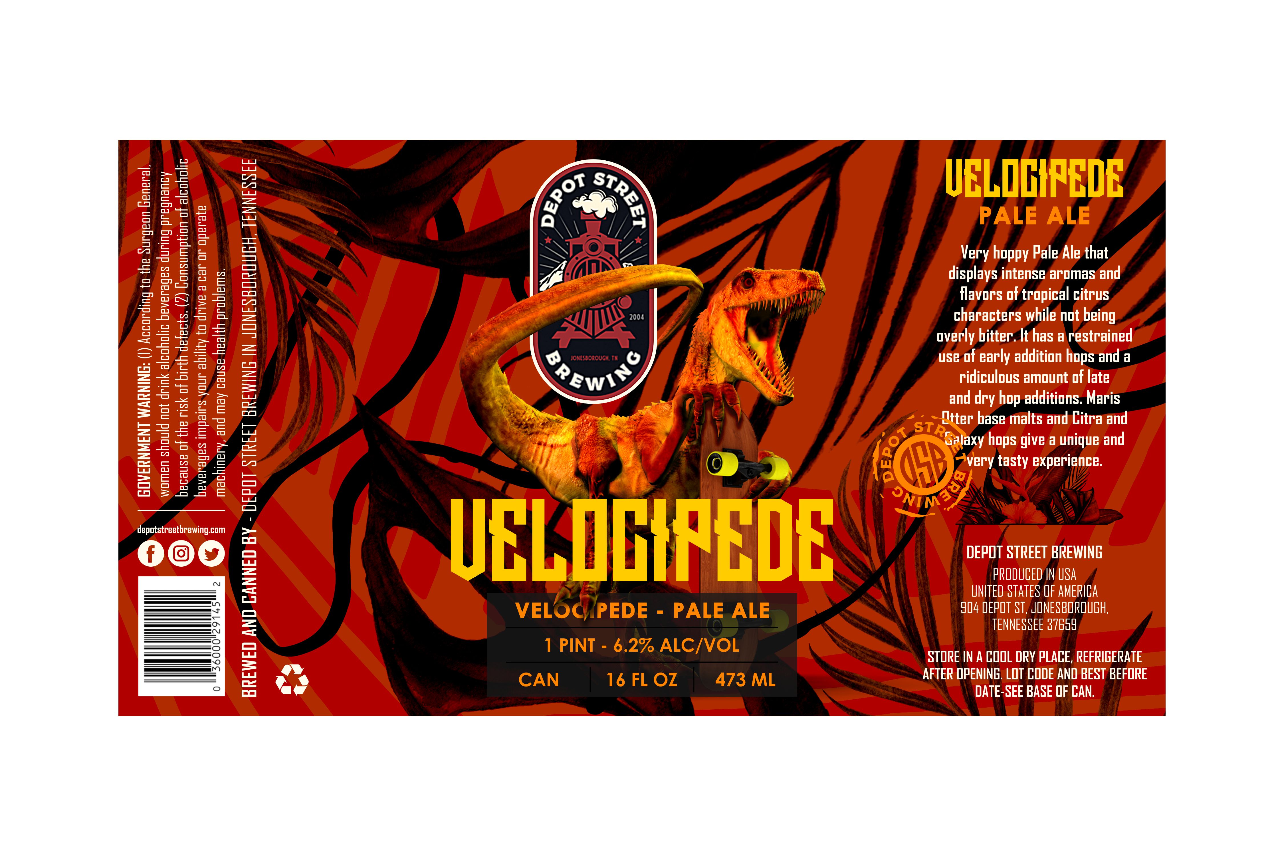 Label Design by Shené La Grange for Depot Street Brewing | Design #22917038