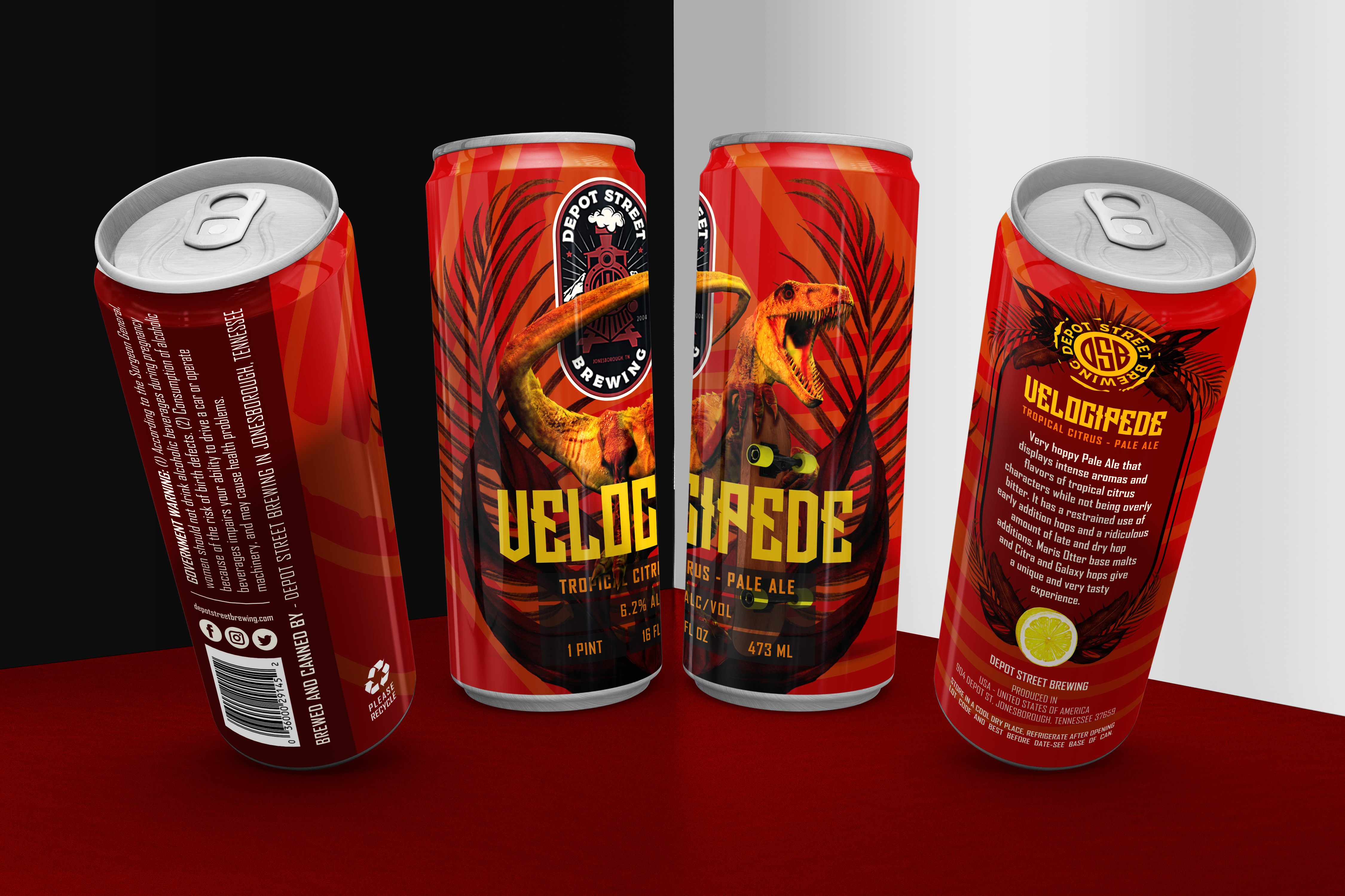 Label Design by Shené La Grange for Depot Street Brewing | Design #22930988