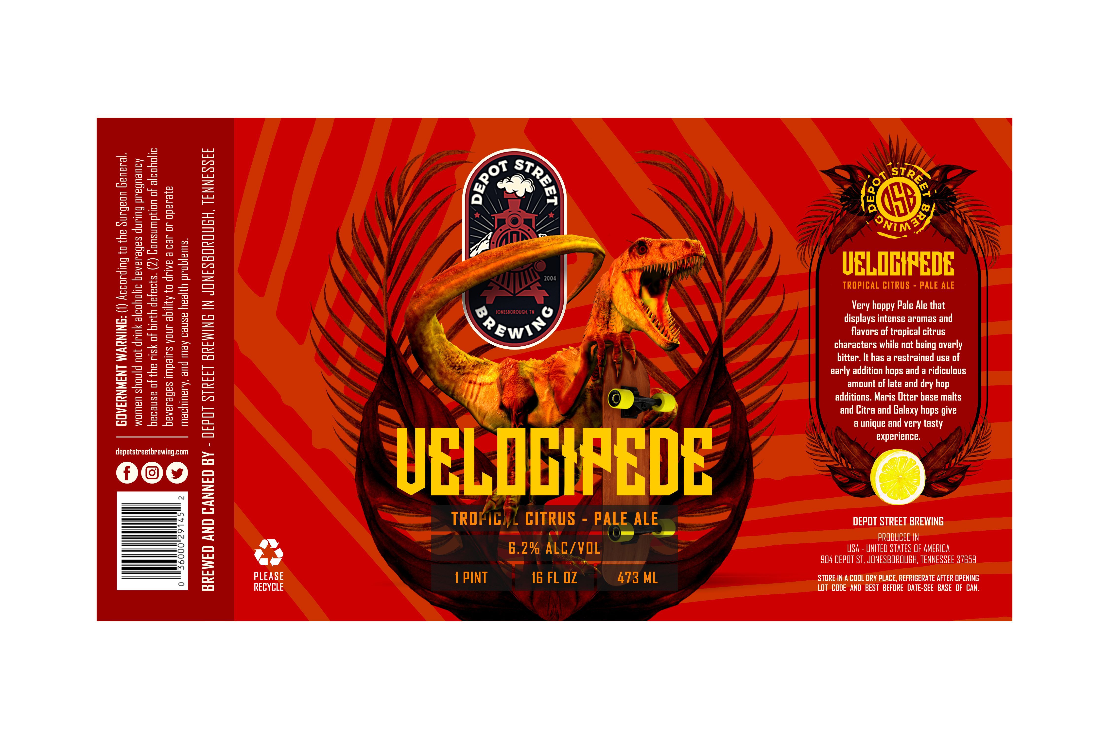 Label Design by Shené La Grange for Depot Street Brewing | Design #22930989