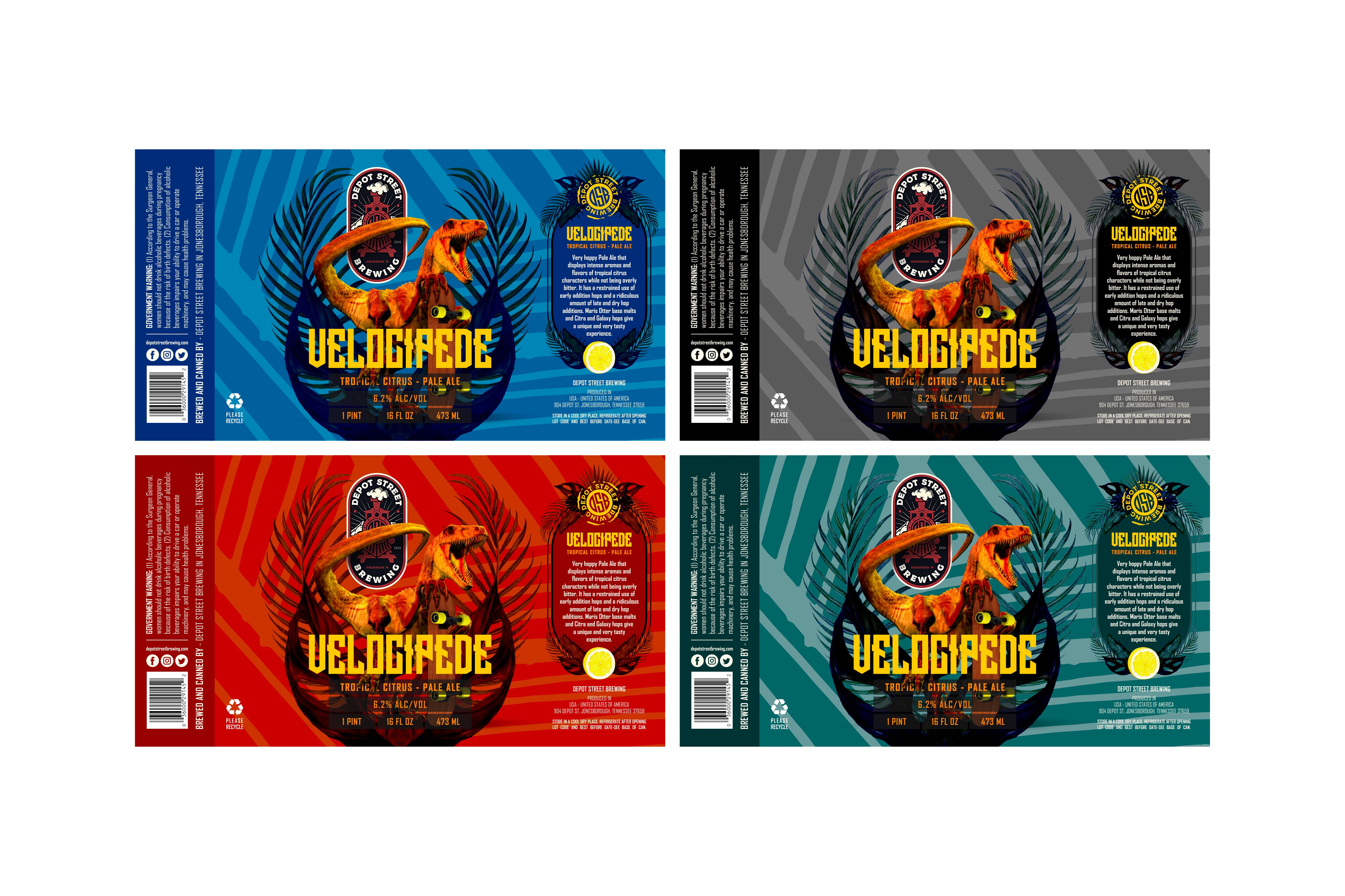 Label Design by Shené La Grange for Depot Street Brewing | Design #22932543
