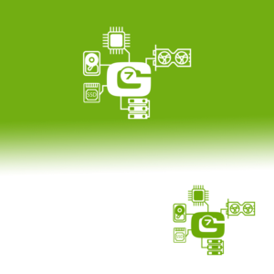 Use existing G7 logo (listed in logo) and add component vector graphics around the logo to represent the  SKUs released in G7.  Those server componets are: hard drives, CPUs, GPUs, SSD, & Server picture.  Those graphics would be partically behind the larger G7 logo shown in the graphic.  | Design de Logo par syrwebdevelopment